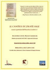 26 Aprile2016-BFMC-Cangelosi-IlCanticoDiFrateSole